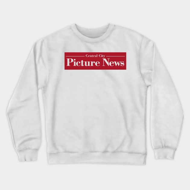 Central City PICTURE NEWS (the flash) Crewneck Sweatshirt by LuksTEES